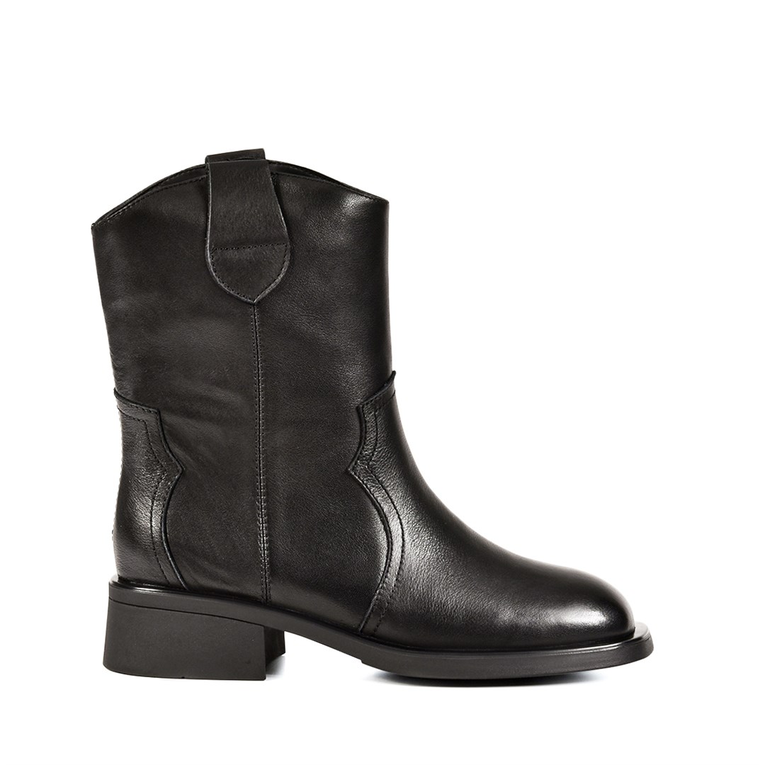 Женские демисезонные ботинки черного цвета - фото 48314