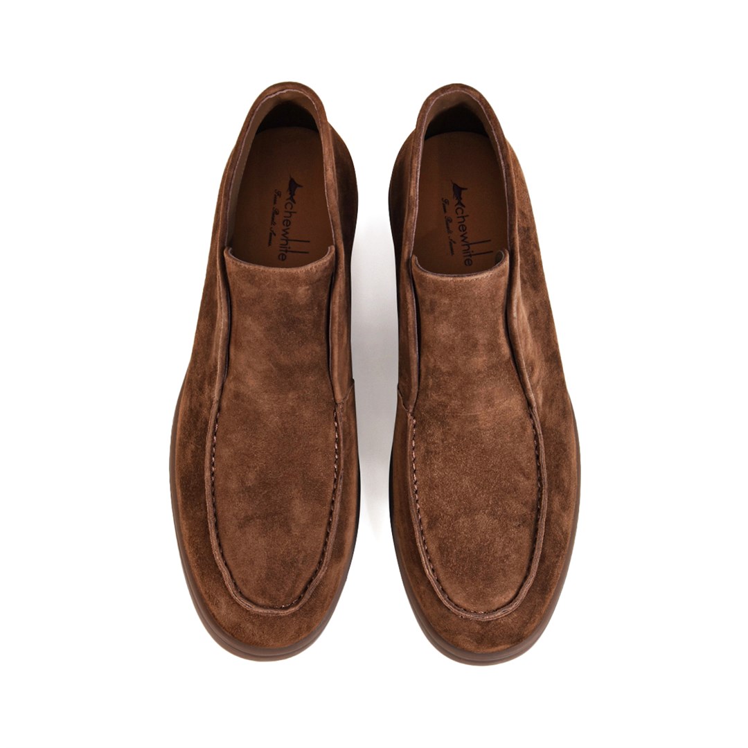 Мужские ботинки из натуральной замши - фото 48352