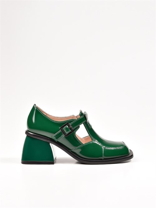 Женские туфли Мери-Джейн в зеленом цвете Chewhite
