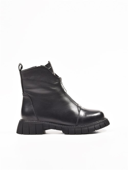 Женские зимние ботинки с двумя молниями чёрные Chewhite - фото 21432