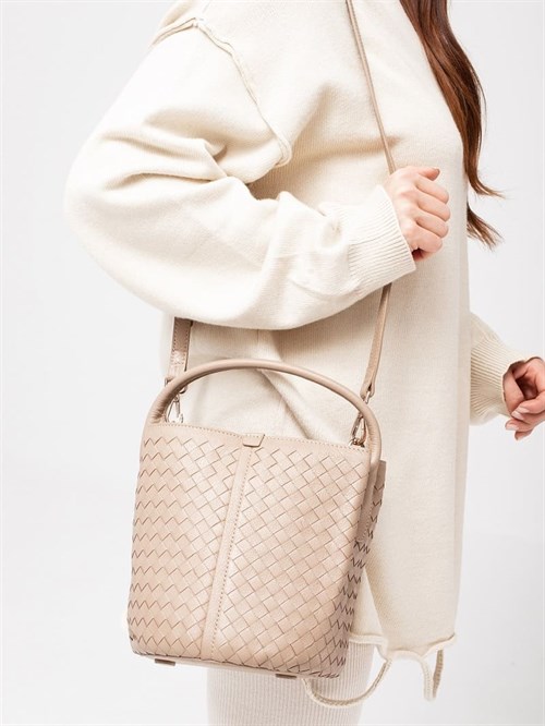 Женская сумка из натуральной плетеной кожи Chewhite - фото 23230