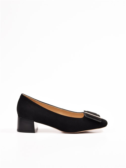 Женские туфли черного цвета с квадратным мысом Chewhite - фото 24171