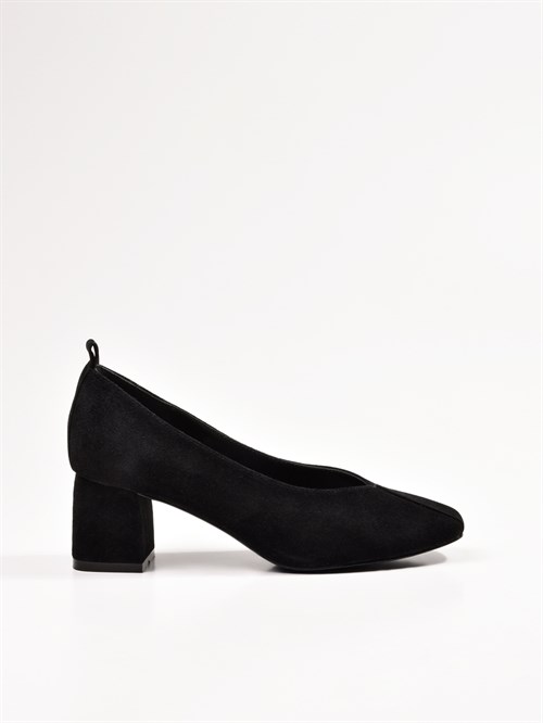 Женские туфли из натуральной черной замши Chewhite - фото 25363