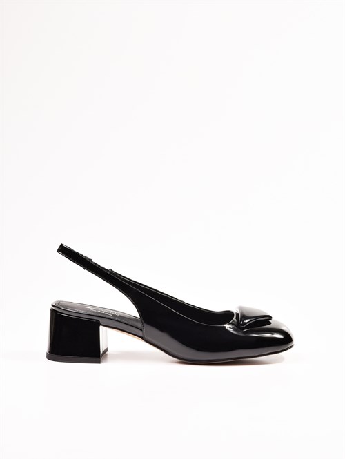 Женские открытые туфли черного цвета Chewhite - фото 26060