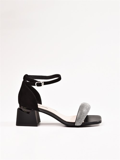 Женские босоножки на скульптурном каблуке Chewhite - фото 26247