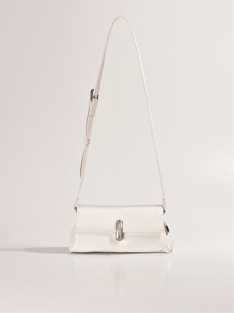 Женская сумка кросс-боди белого цвета Chewhite