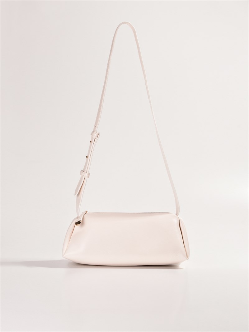 Женская сумка кросс-боди молочного цвета Chewhite