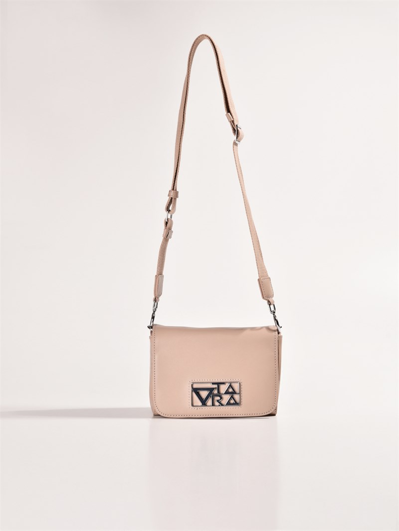 Женская сумка кросс-боди пудрового цвета Chewhite