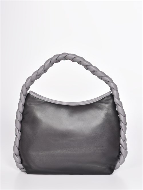 Вместительная женская сумка  из гладкой и мягкой натуральной кожи