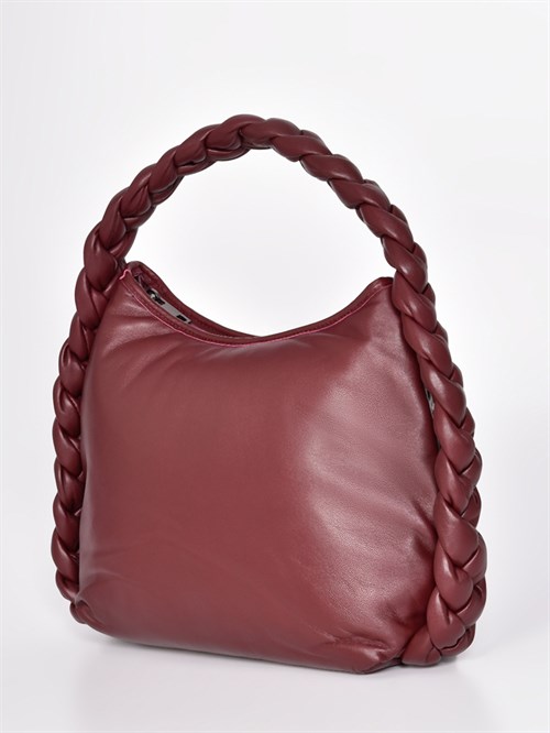 Вместительная женская сумка  из гладкой и мягкой натуральной кожи - фото 8718