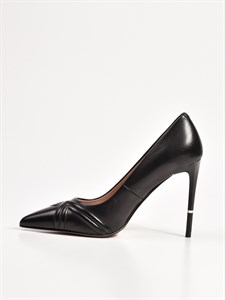Туфли из натуральной кожи в чёрном цвете - фото 11534