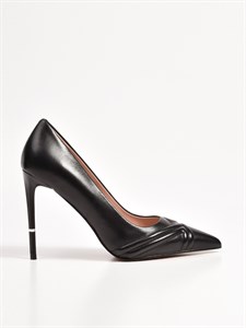 Туфли из натуральной кожи в чёрном цвете - фото 11535