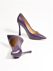 Туфли-лодочки фиолетового оттенка  - фото 12916