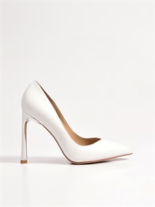 Женские туфли белого цвета с фигурным вырезом Chewhite - фото 12950
