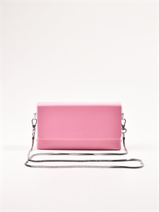 Женская сумка кросс-боди в розовом цвете - фото 27952