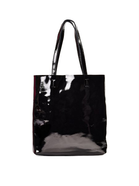 {{photo.Alt || photo.Description || 'Сумка-шоппер из лакированной черной кожи Chewhite'}}