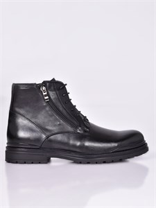 Классические ботинки чёрного цвета из натуральной кожи Chewhite - фото 5663