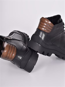 Мужские кроссовки  из натуральной мягкой кожи - фото 8533