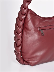 Вместительная женская сумка  из гладкой и мягкой натуральной кожи - фото 8714