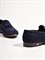 Мужские туфли из натуральной замши синего цвета - фото 10116