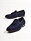 Мужские туфли из натуральной замши синего цвета - фото 10119