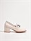 Классические туфли белого цвета из натуральной лаковой кожи - фото 10198