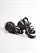 Летние сандалии черного цвета на платформе - фото 10483