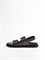 Мужские летние сандалии черного цвета на липучках - фото 10612