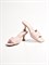 Мюли розового цвета на комфортном каблуке kitten heel - фото 10761