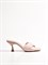 Мюли розового цвета на комфортном каблуке kitten heel - фото 10765