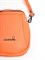 Мини-сумка из натуральной мягкой кожи оранжевого цвета - фото 10910