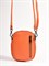 Мини-сумка из натуральной мягкой кожи оранжевого цвета - фото 10911