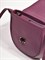 Мини-сумка из натуральной кожи фиолетового цвета - фото 11008