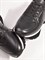 Женские кроссовки черного цвета из натуральной мягкой кожи - фото 11289