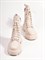 Женские высокие ботинки молочного оттенка Chewhite - фото 11674