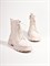 Женские зимние ботинки на шнурках белого цвета Chewhite - фото 11686