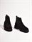 Ботинки из натуральной замши черного цвета - фото 11714