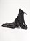 Высокие ботинки из натуральной кожи черного цвета c шнуровкой - фото 11931