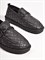 Туфли из натуральной кожи черного цвета - фото 12032