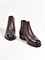 Мужские ботинки из натуральной кожи коричневого цвета - фото 12288