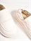 Стильные туфли из натуральной мягкой кожи в белом цвете - фото 12355
