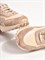 Кроссовки из натуральной кожи бежевого цвета с замшевыми вставками - фото 12425