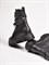 Ботинки на шнуровке черного цвета - фото 12442