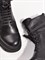 Ботинки на шнуровке черного цвета - фото 12443