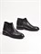 Мужские ботинки из натуральной кожи черного цвета - фото 12496