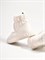 Женские ботинки зимние белого цвета - фото 12761