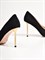 Женские туфли черного цвета на высоком каблуке - фото 12845