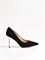 Женские туфли черного цвета на высоком каблуке - фото 12848