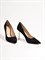 Женские туфли черного цвета на высоком каблуке - фото 12849