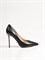 Женские туфли черного цвета на высокой шпильке - фото 12884